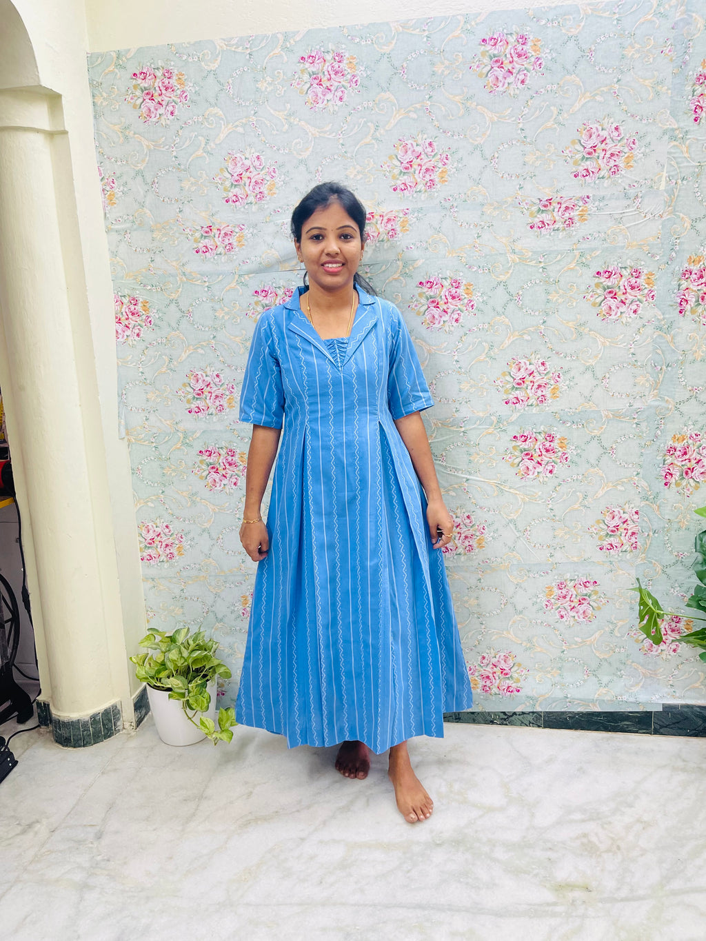 Coat Collar Maxi with Cuff Sleeve